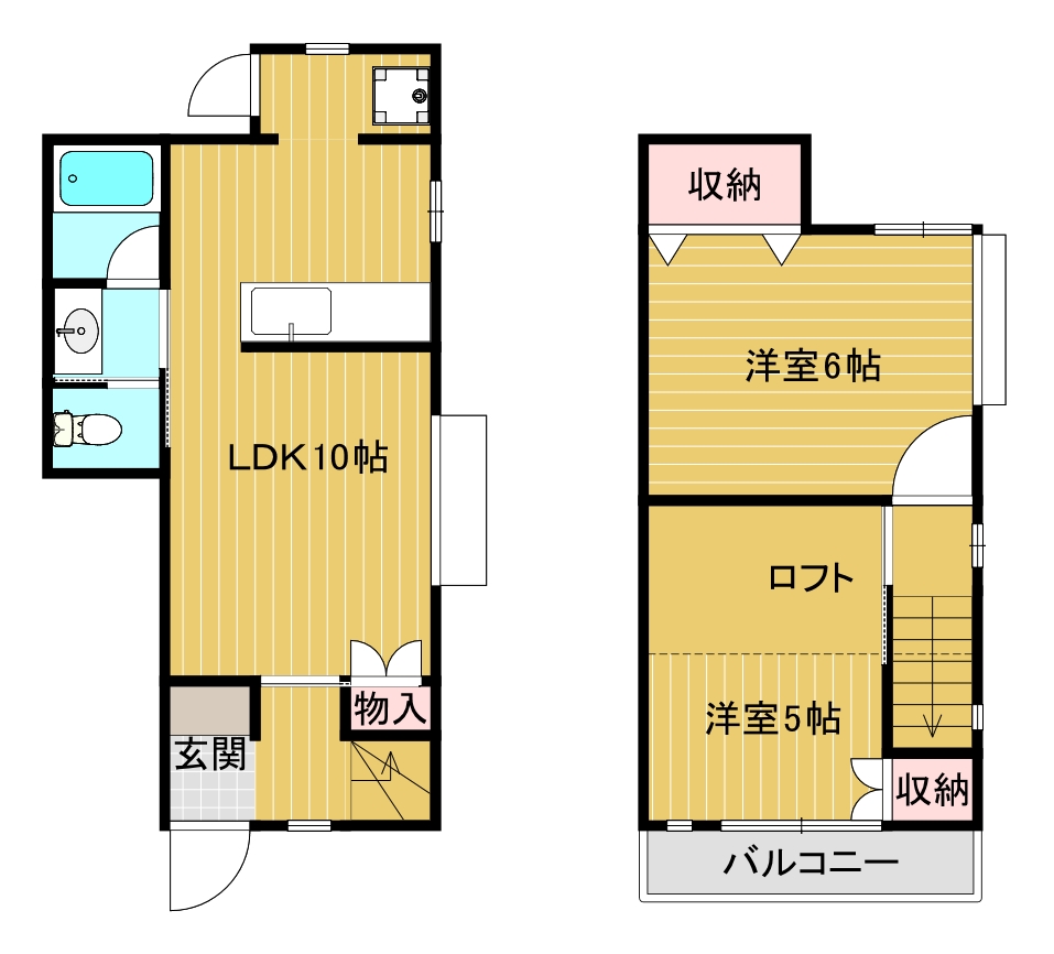 アサクラハイツA棟画像2