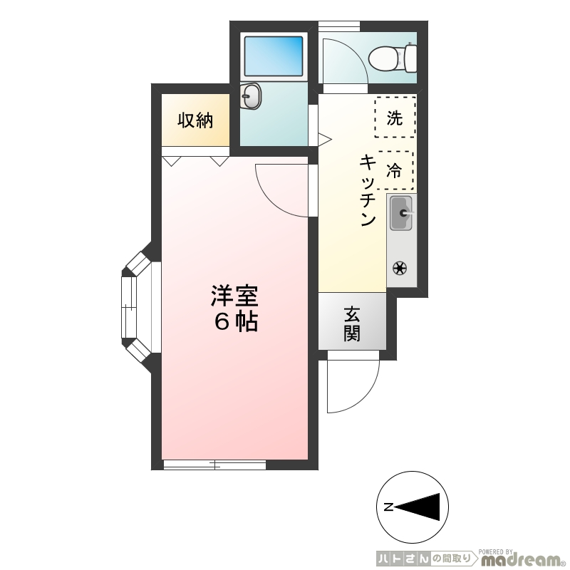 ドミトリーⅡ　101号画像2